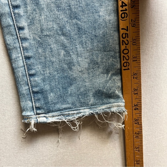 American Eagle Outfitters Next Level Flex Blue Slim Straight Jeans Sz 28 - Picture 10 of 15